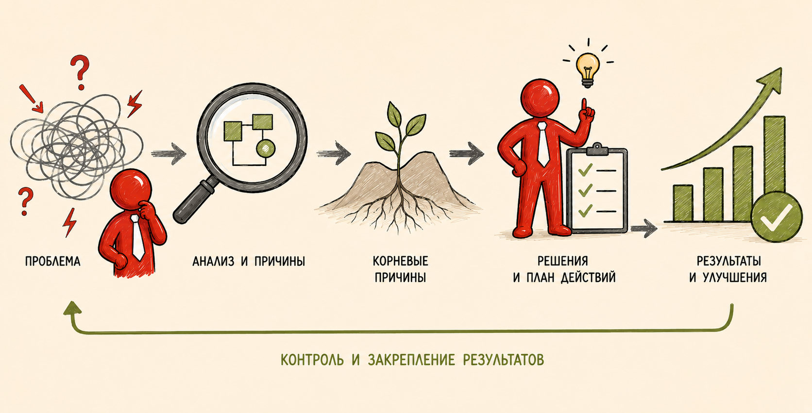 Эффективный способ решения проблем организации