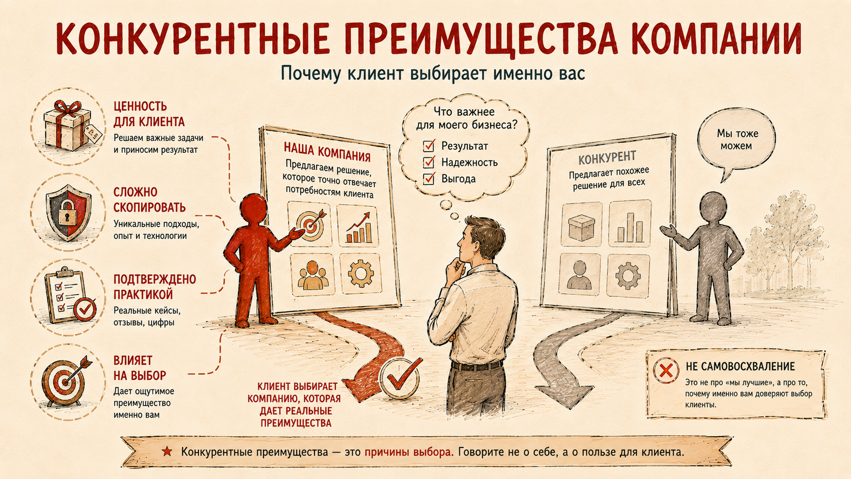 Конкурентные преимущества компании