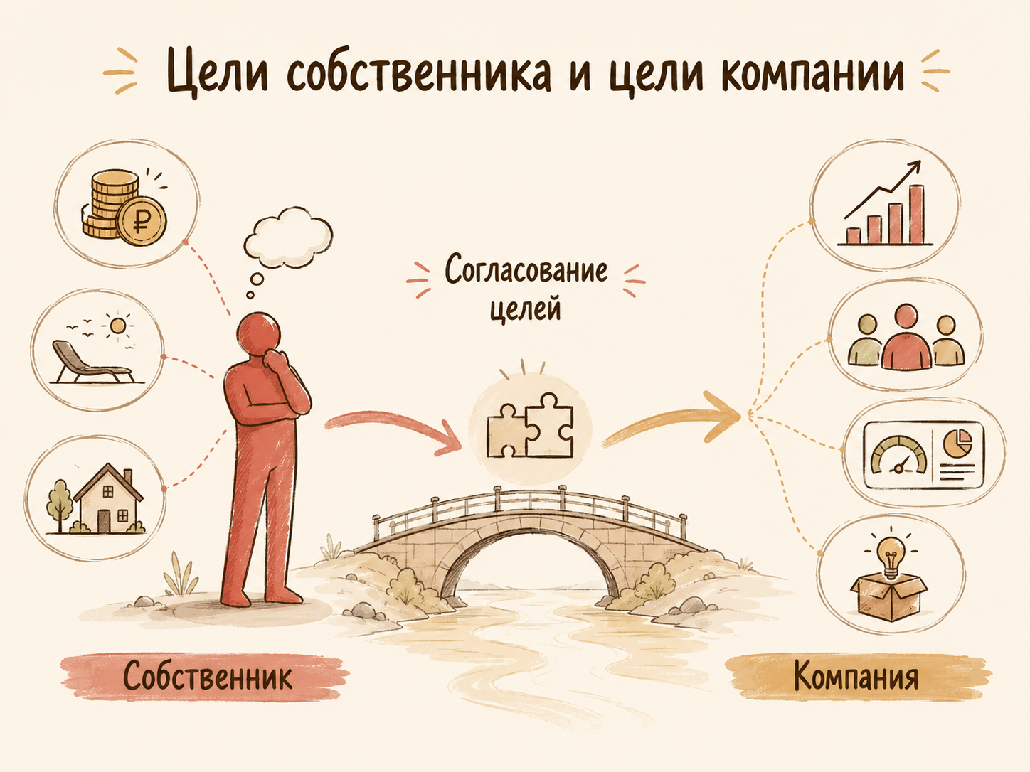 Цели собственника бизнеса и стратегические цели компании