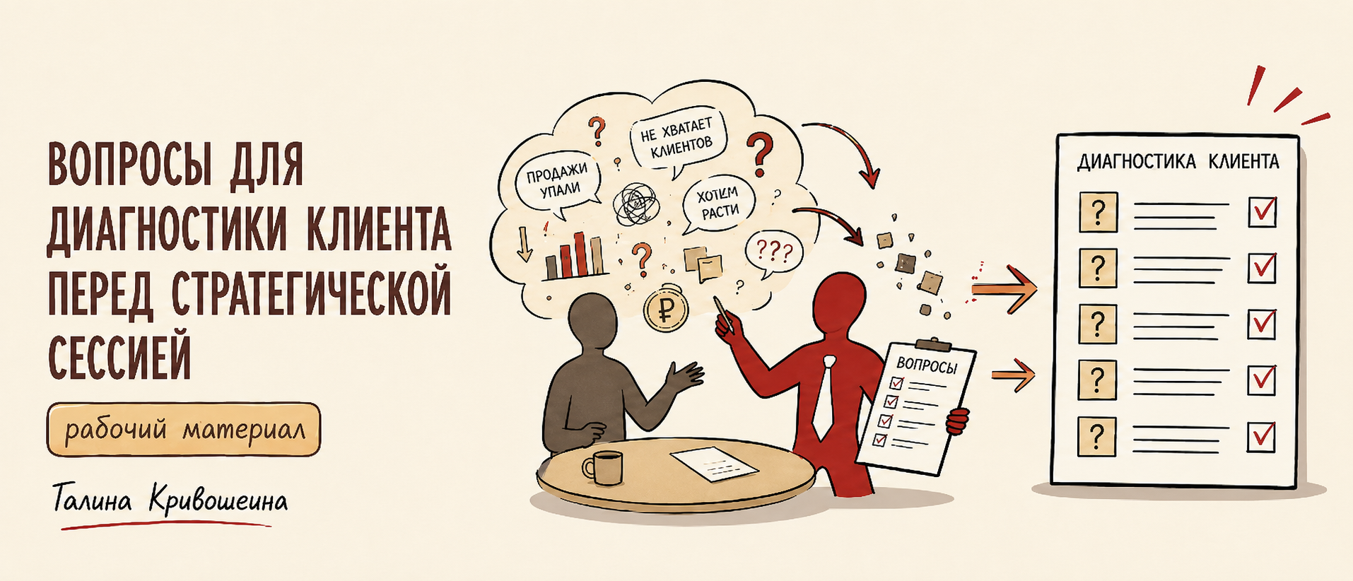 Вопросы для диагностики клиента